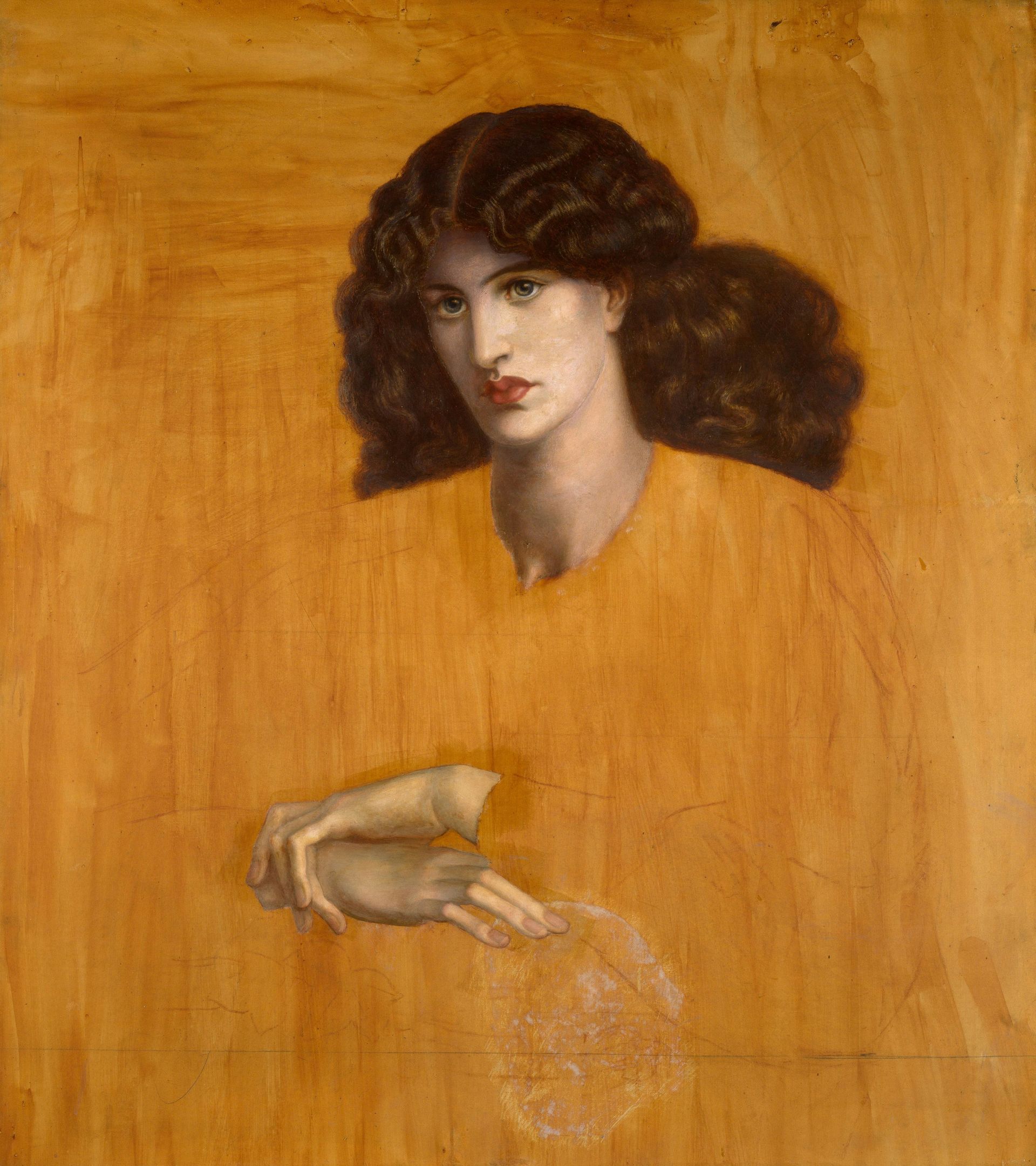Unfinished painting represents the desire to shrink our bodies