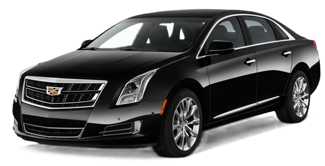 Black Cadillac XTS sedan