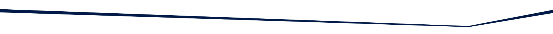 A thin, dark, diagonal line with a dashed extension on a white background.