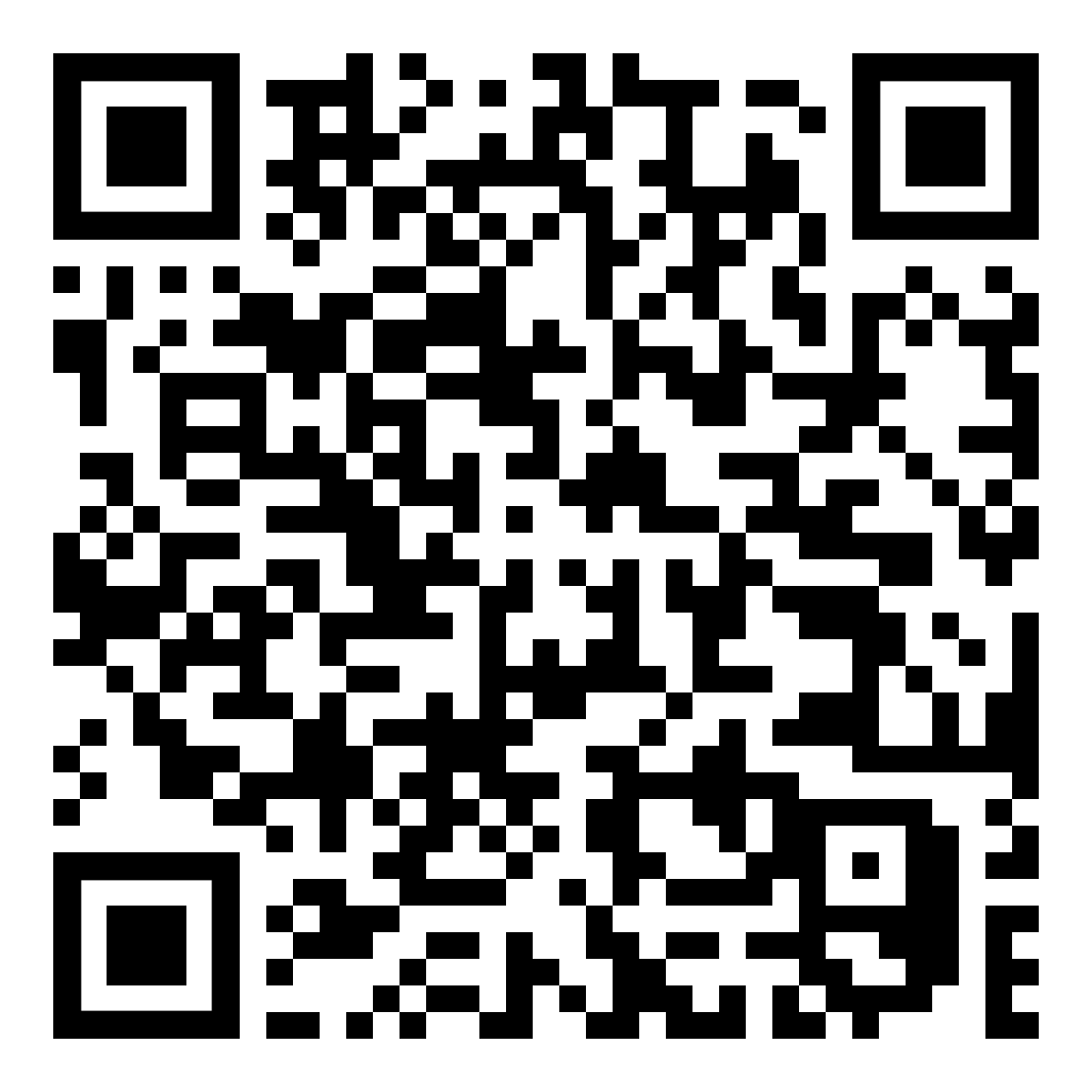QR code containing encoded information.