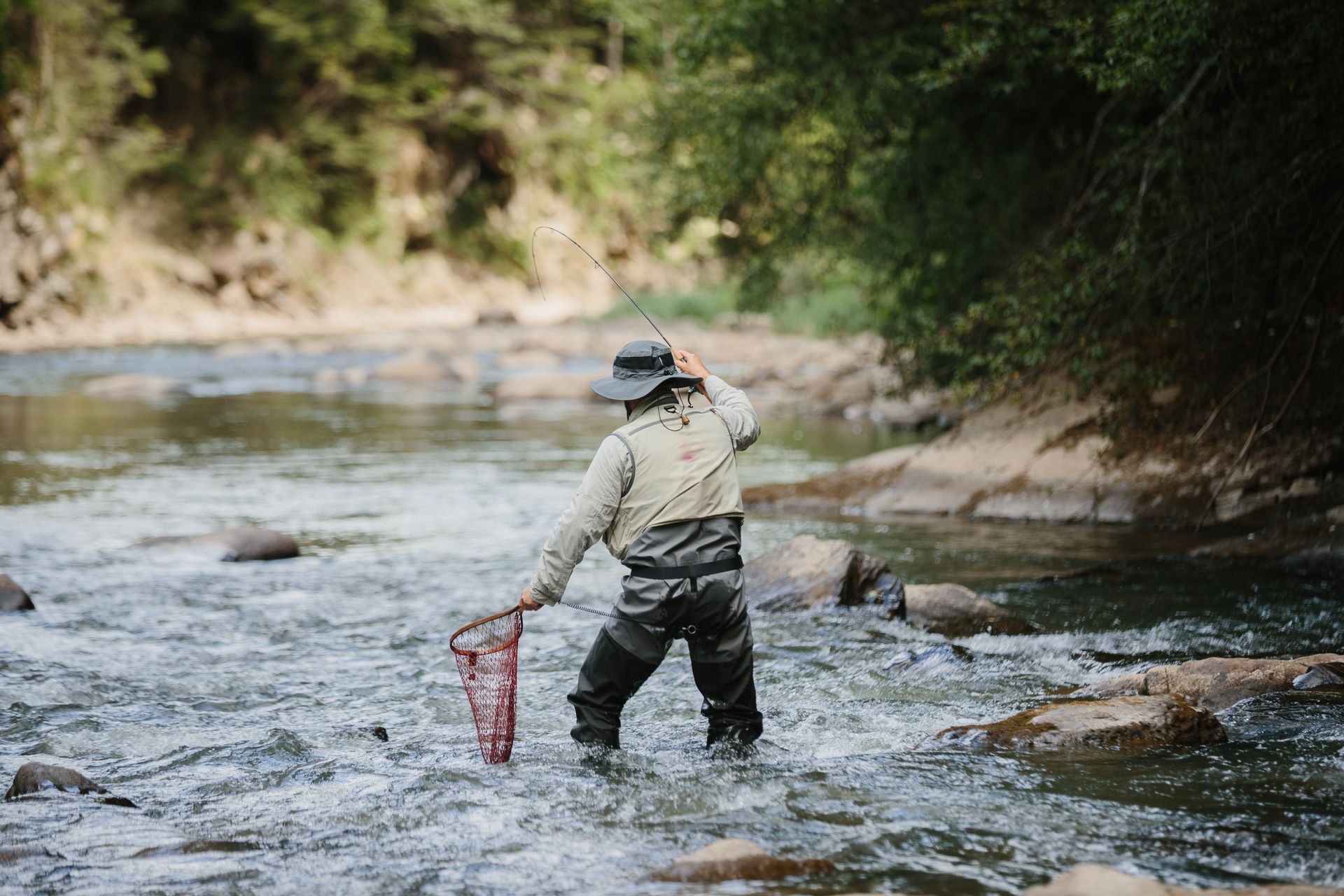 Fly Fishing the Hellroaring Creek in Montana