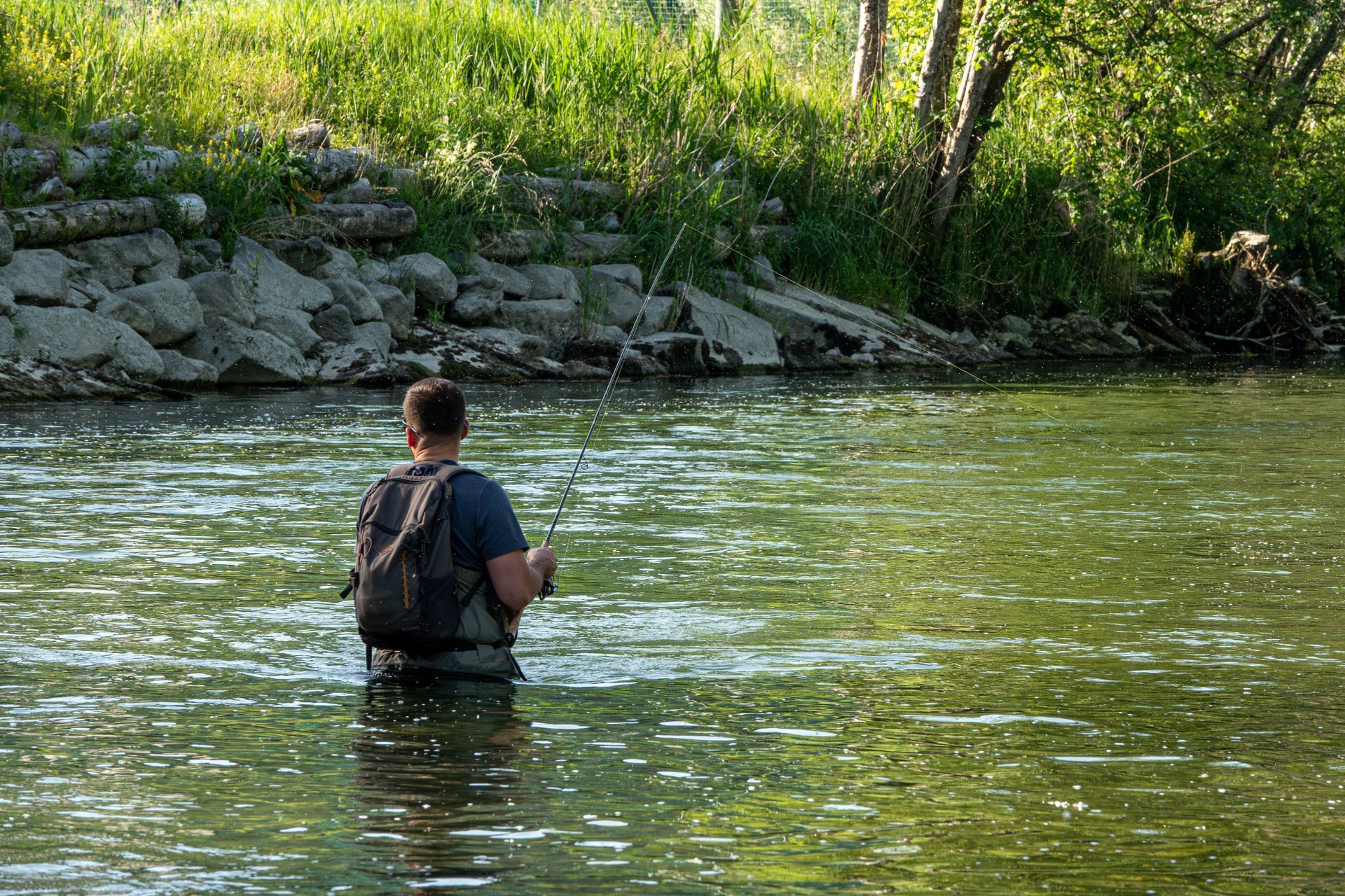 Fly Fishing the Hellroaring Creek in Montana