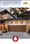 Modern Steel magazine cover featuring a modern house exterior with brick and wood accents