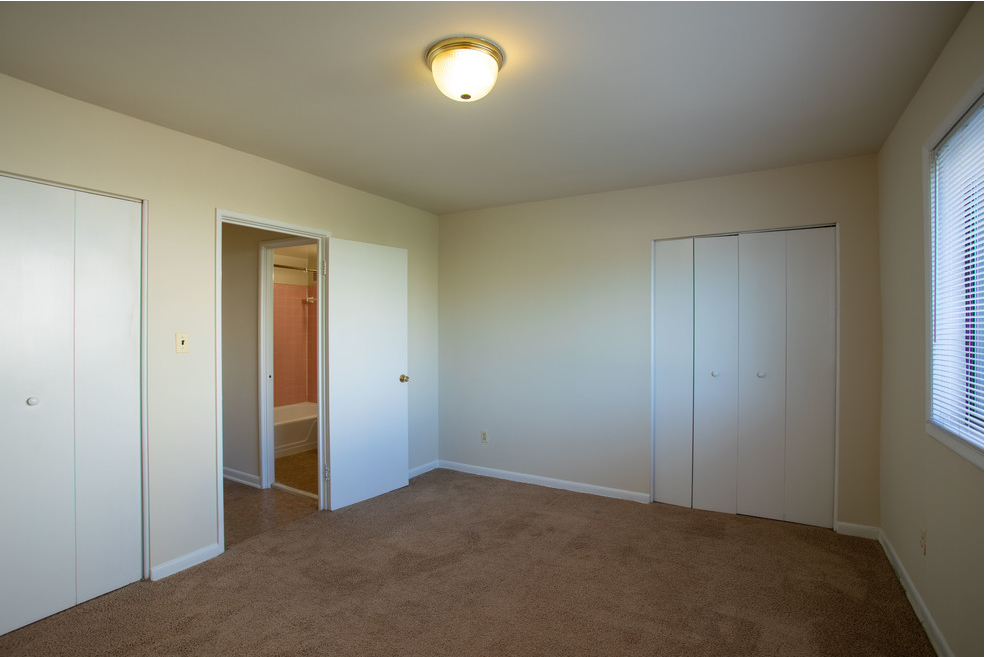 Bedroom with closet