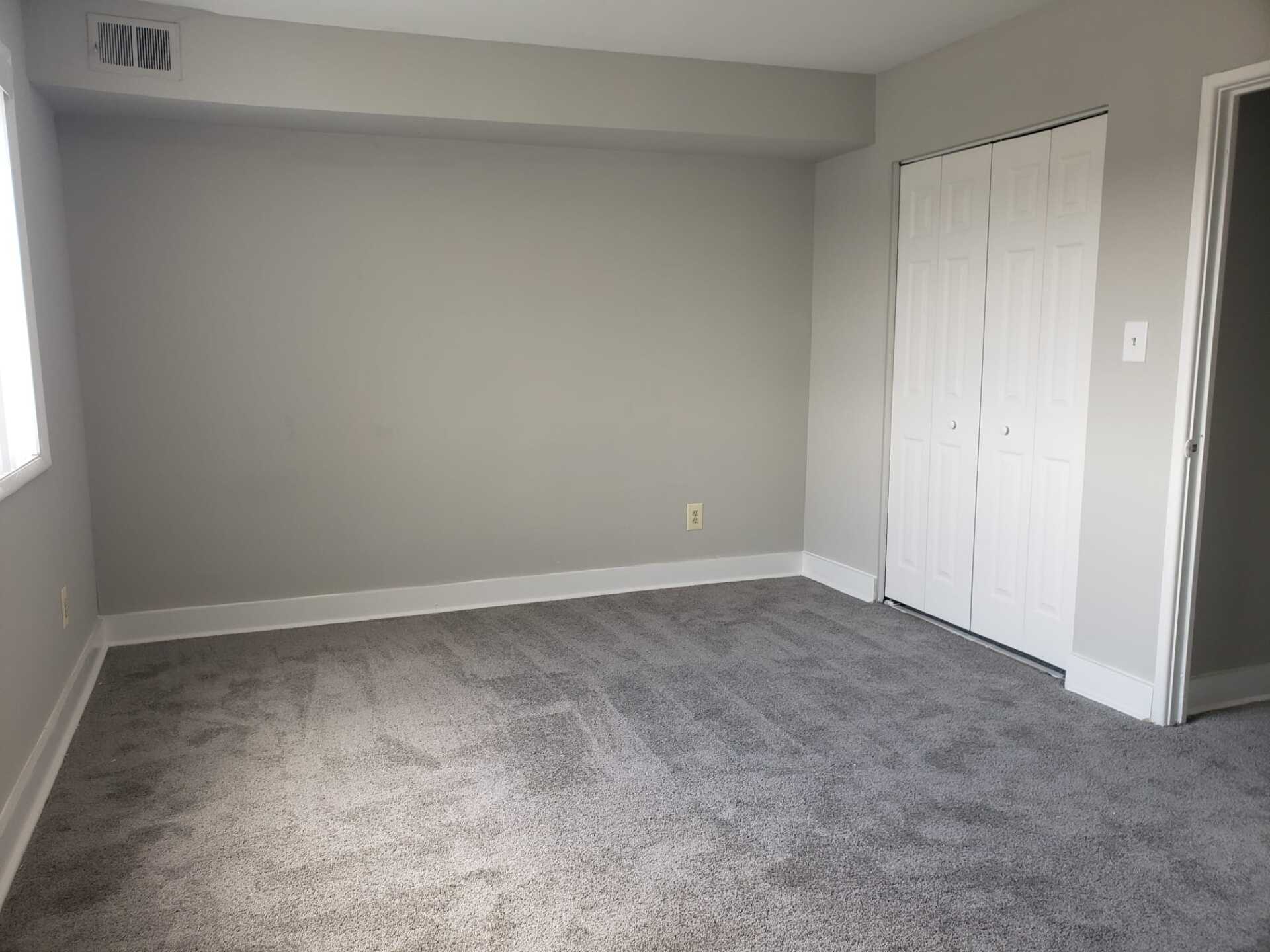 Bedroom with closet