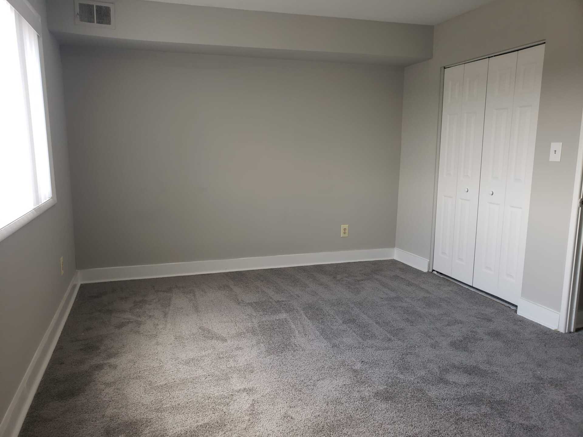 Bedroom with closet