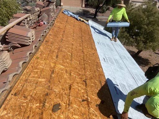 Team Installing Flat Roof — Phoenix, AZ — Halo Metal Roofing