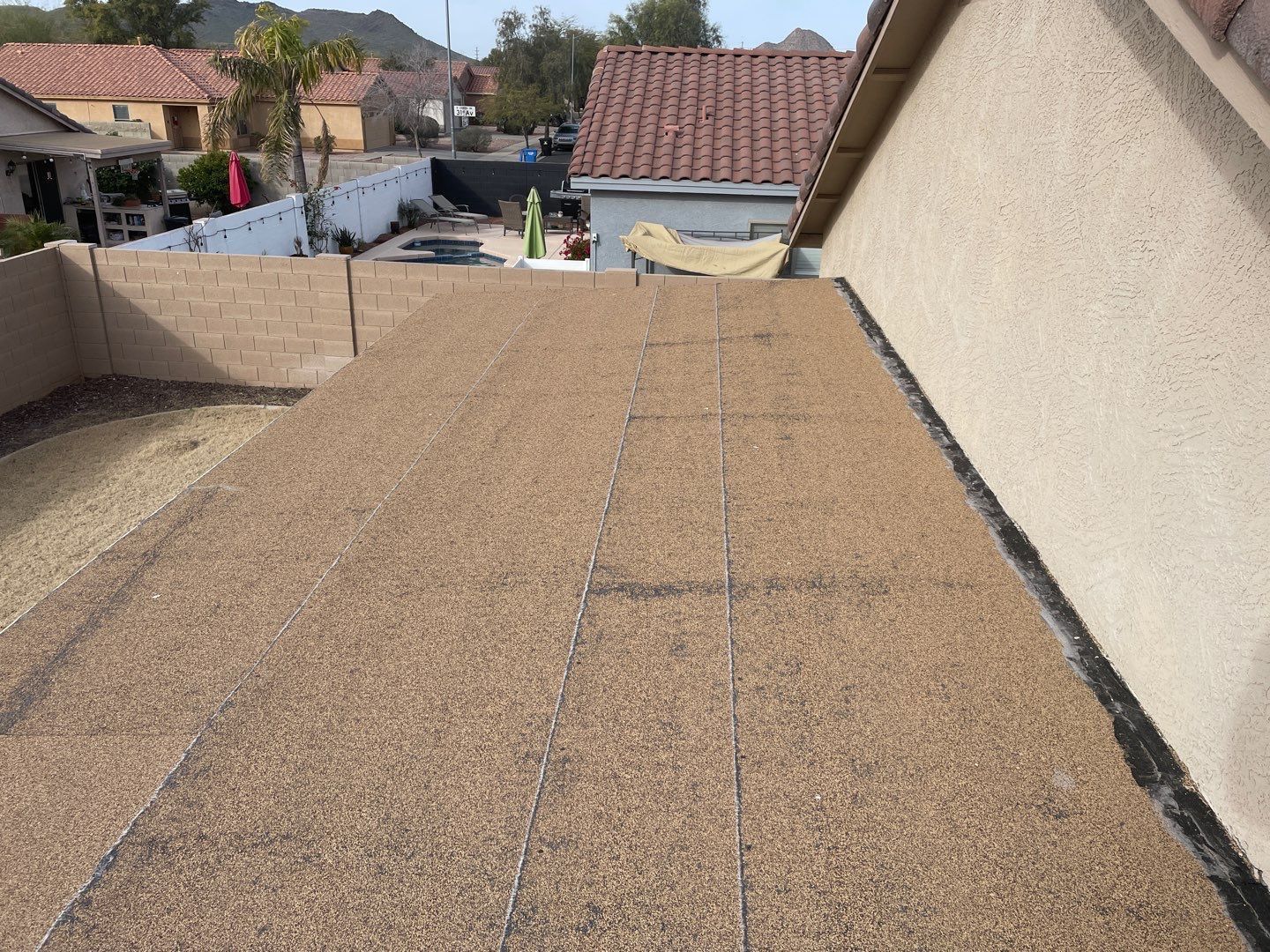 Before Restoring Flat Roof — Phoenix, AZ — Halo Metal Roofing