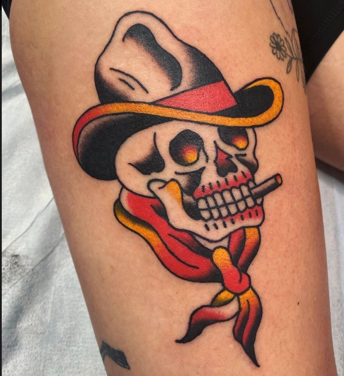 Cowboy Tattoo by JD Pezderic at Silver Ghost Tattoo in Edmonton Alberta Canada