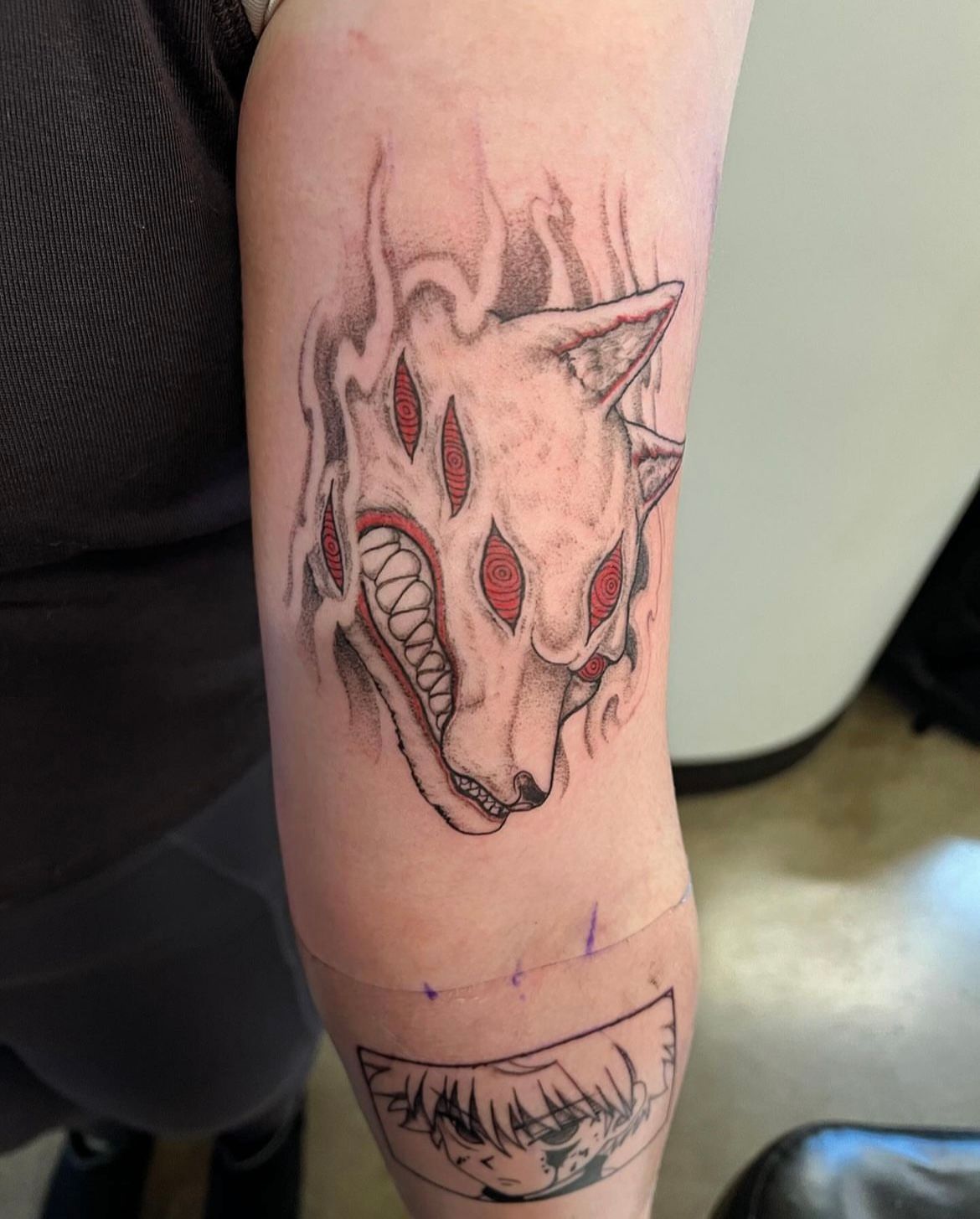 Devil Fox Tattoo by Vinny Nguyen at Crimson Empire Tattoo in Edmonton Alberta Canada