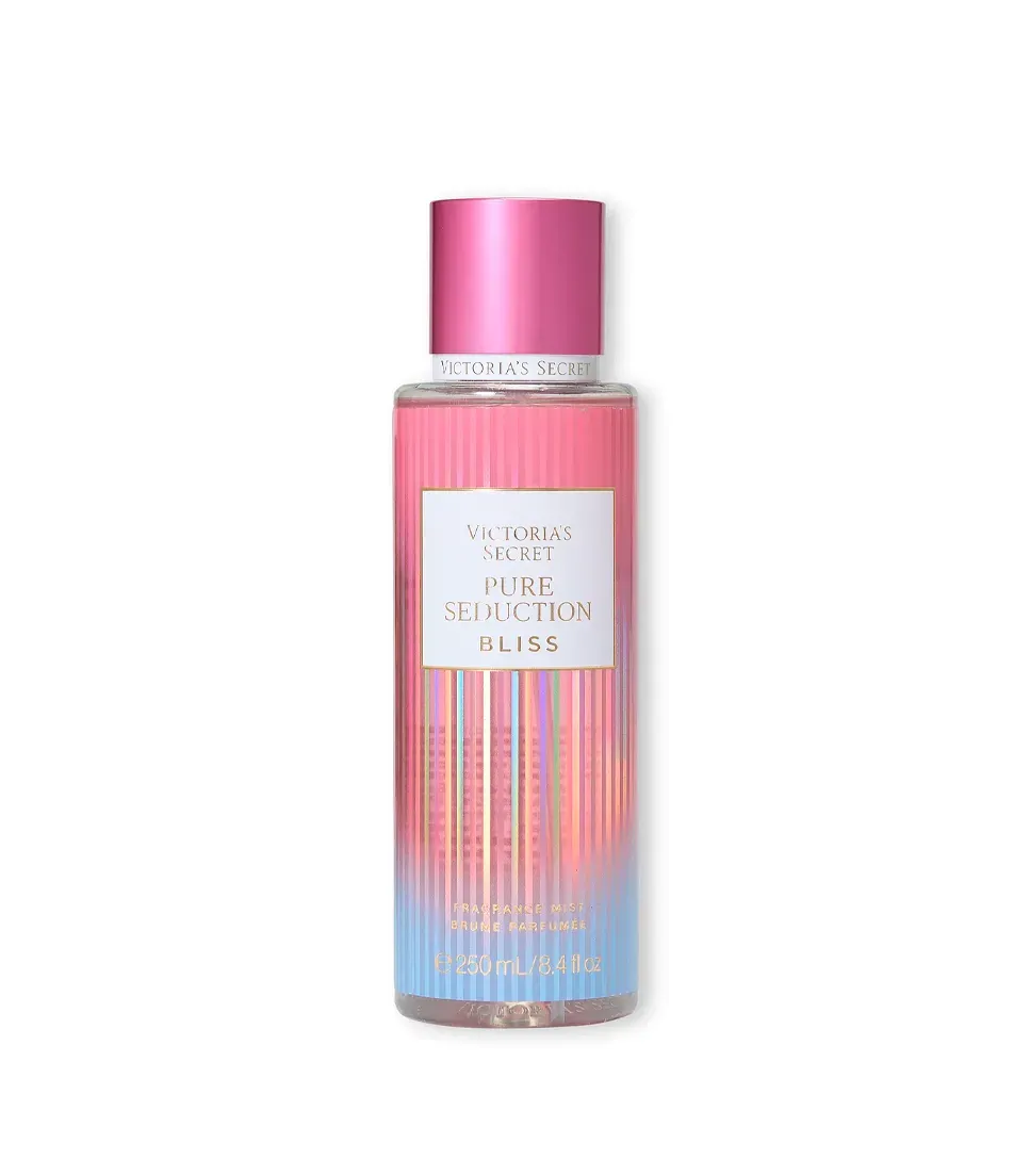 Frasco de cosméticos cilíndrico rosa y azul con tapa, centrado sobre un fondo blanco.