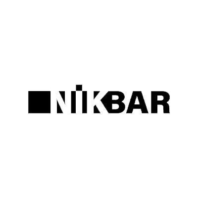 Logotipo negro de NKBAR sobre fondo blanco