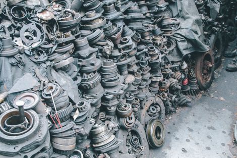 Different old spare parts from cars — Mayfield, KY — Hawkins Of Mayfield Inc
