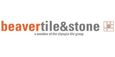Beaver Tile & Stone logo in orange and gray with small tiled-square icon Beaver Tile & Stone logo in orange and gray with small tiled-square icon