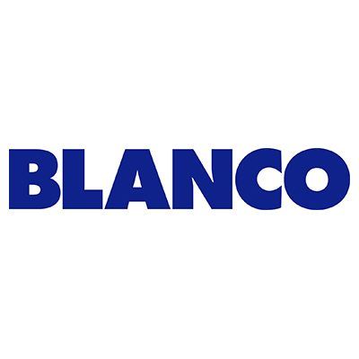 Blue “BLANCO” wordmark on a white background Blue “BLANCO” wordmark on a white background