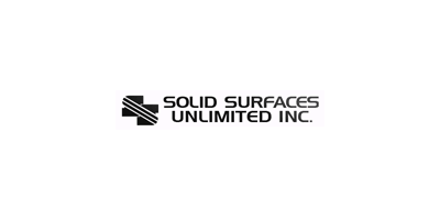 Solid Surfaces Unlimited Inc. logo in black on a white background Solid Surfaces Unlimited Inc. logo in black on a white background