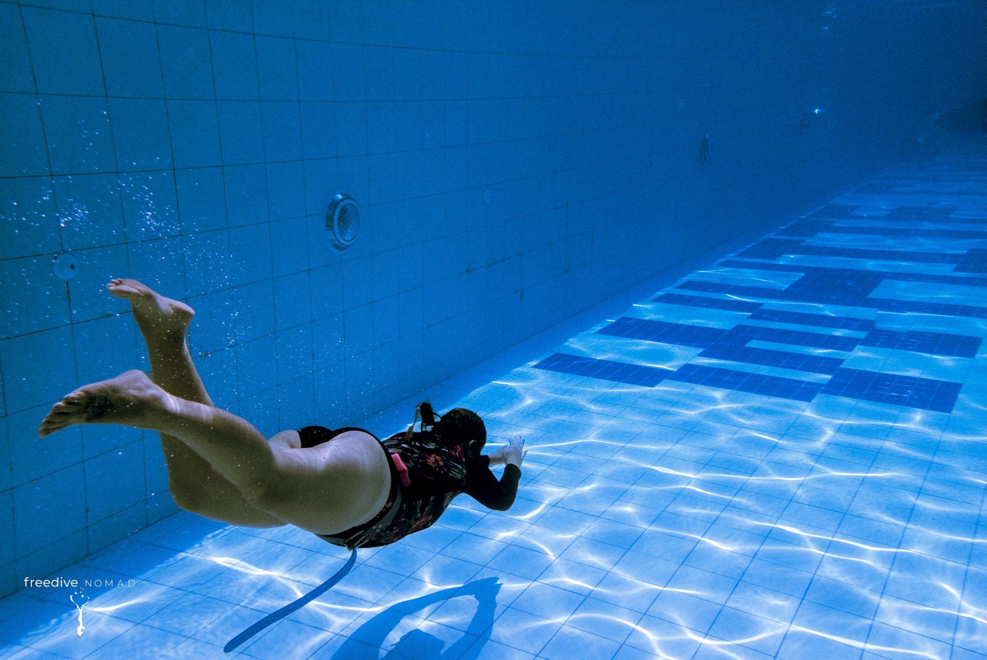 freedive pool training at white card