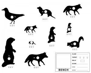 A bunch of silhouettes of animals on a white background