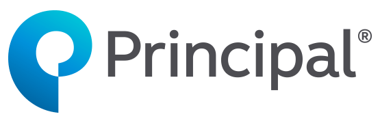 The principal logo has a blue circle in the middle of it.