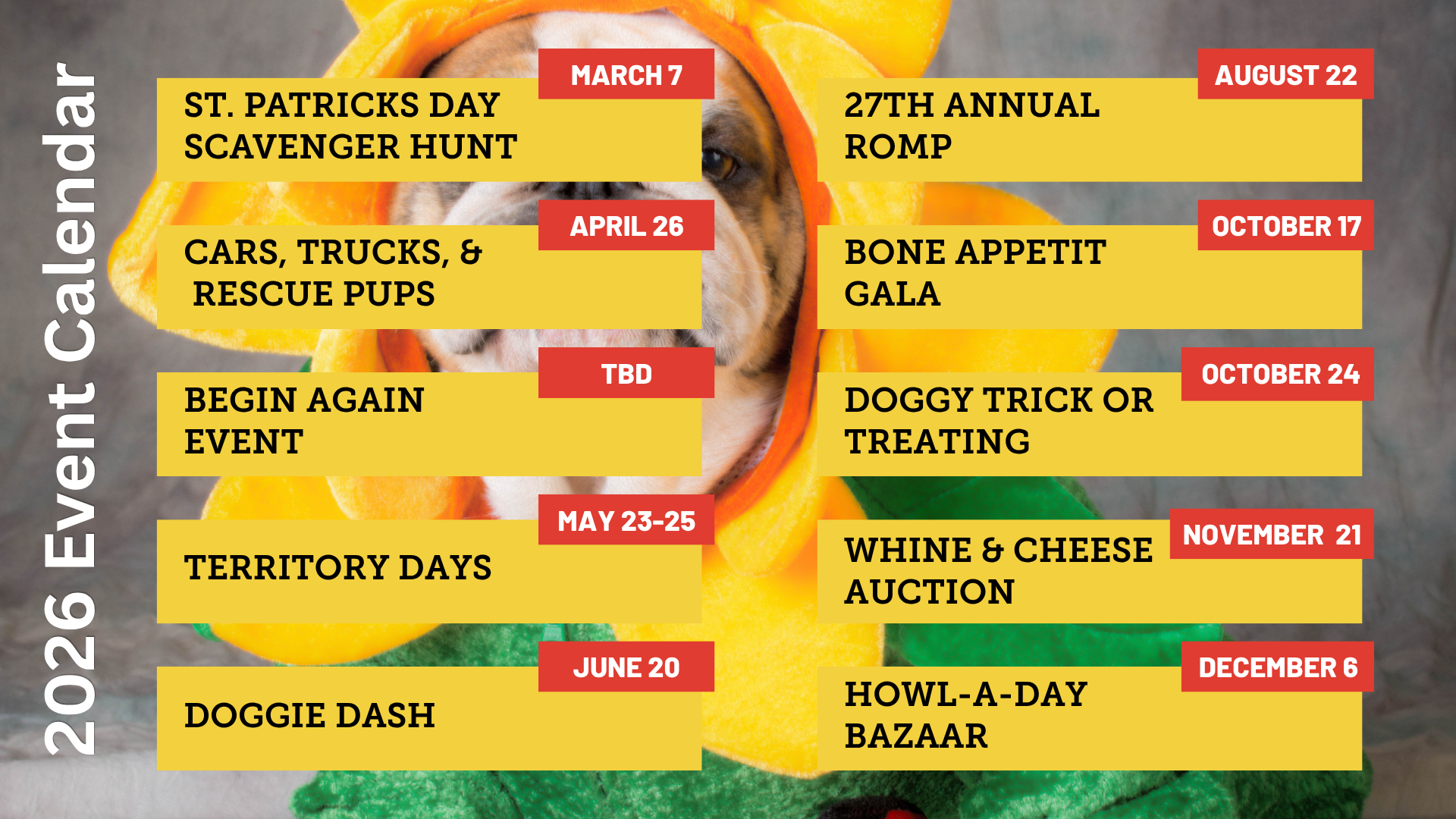 List of 2026 ABRT Events