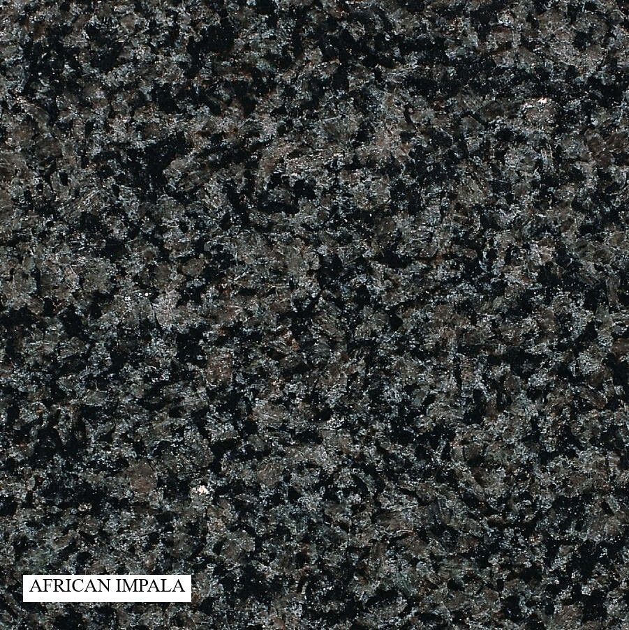 African Impala Granite — Mid Coast Monuments In Wauchope, NSW