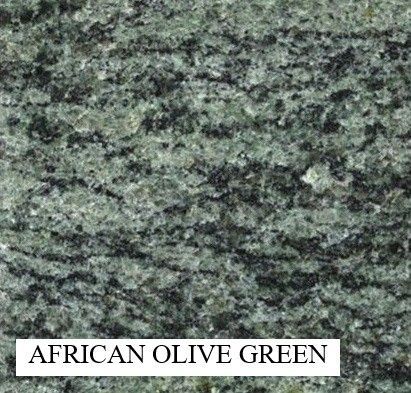 African Olive Green Granite With Green and Black Streaks — Mid Coast Monuments In Wauchope, NSW