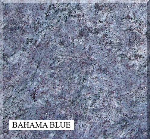 Bahama Blue Granite Tile With Blue — Mid Coast Monuments In Wauchope, NSW