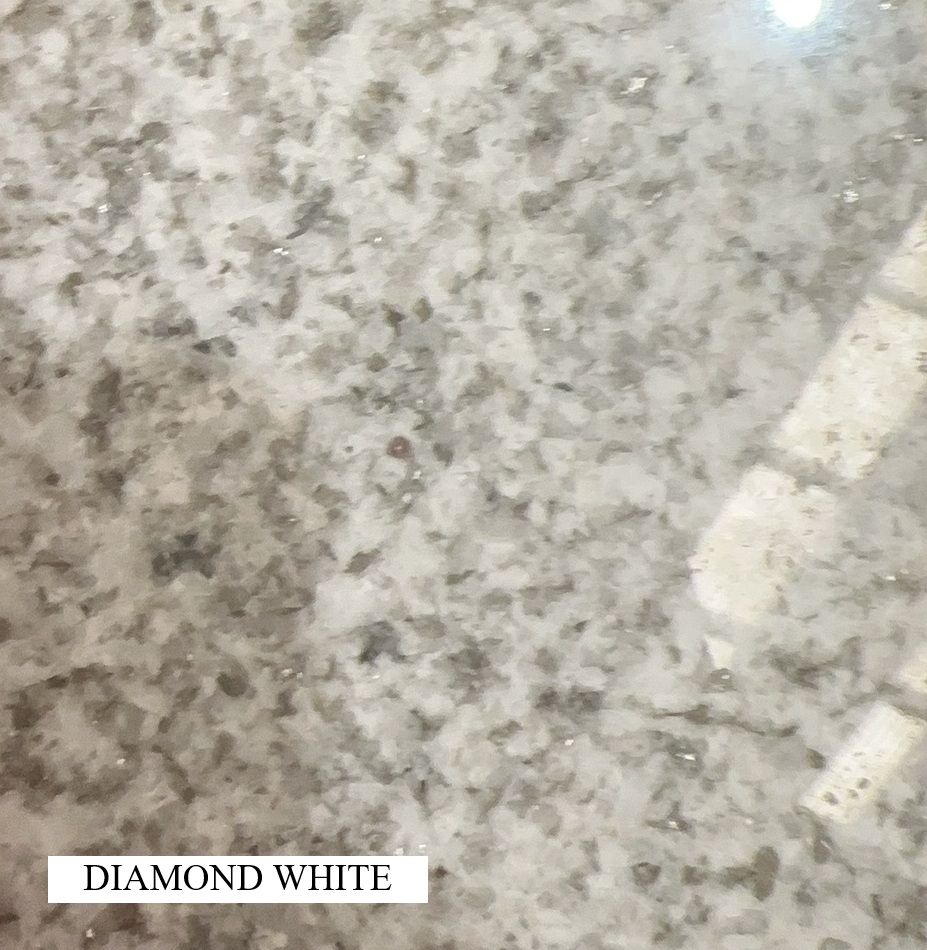 Diamond White Granite Countertop With White and Gray Flecks — Mid Coast Monuments In Wauchope, NSW