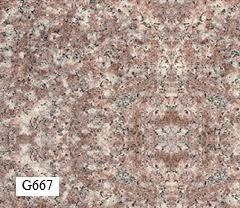 Pink and Cream Speckled Granite Stone Pattern — Mid Coast Monuments In Wauchope, NSW