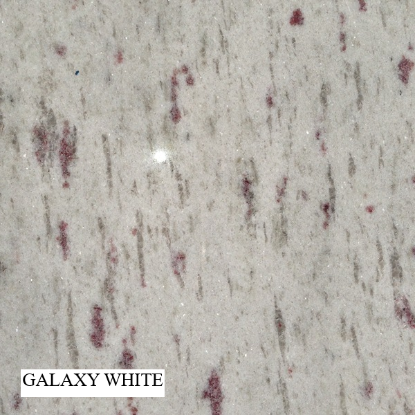 Galaxy White Granite Countertop With White — Mid Coast Monuments In Wauchope, NSW