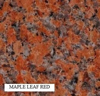 Maple Leaf Red Granite With Orange, Gray, and Black Speckled Patterns — Mid Coast Monuments In Wauchope, NSW