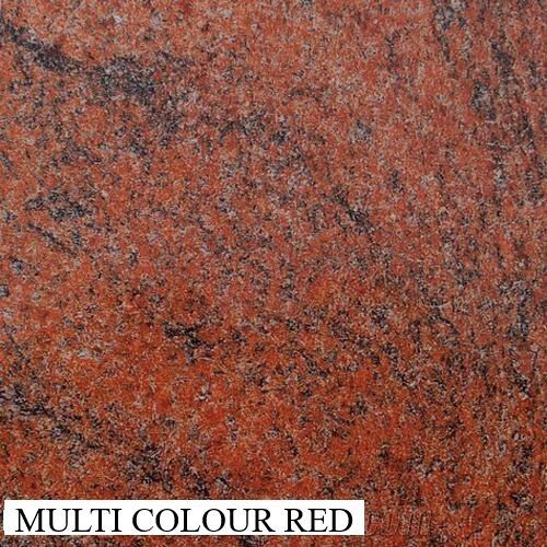 Red Granite With Black and Gray Veins, Labelled — Mid Coast Monuments In Wauchope, NSW