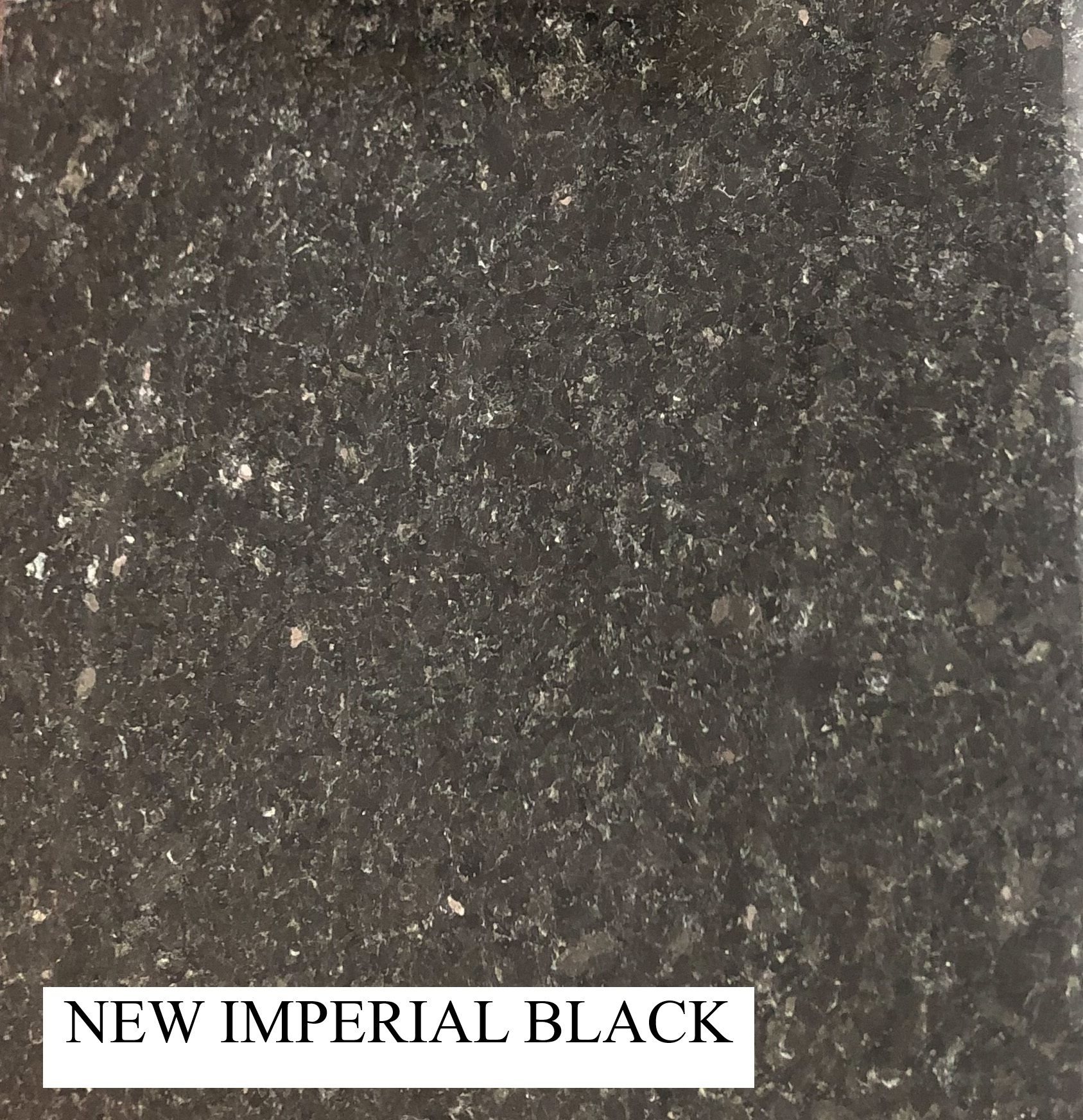 New Imperial Black Granite Sample With Flecks of White — Mid Coast Monuments In Wauchope, NSW