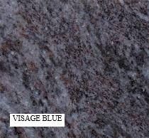 Close-up of Visage Blue Granite Stone — Mid Coast Monuments In Wauchope, NSW