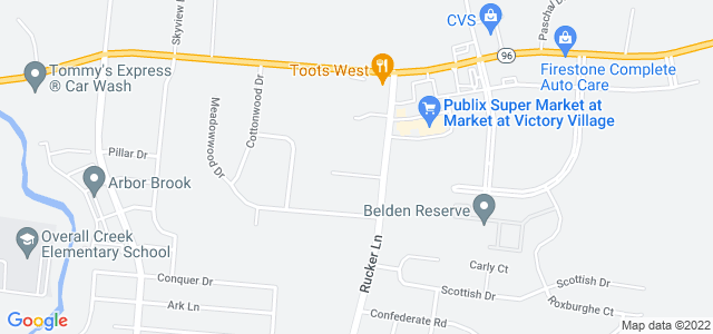 Map of business location