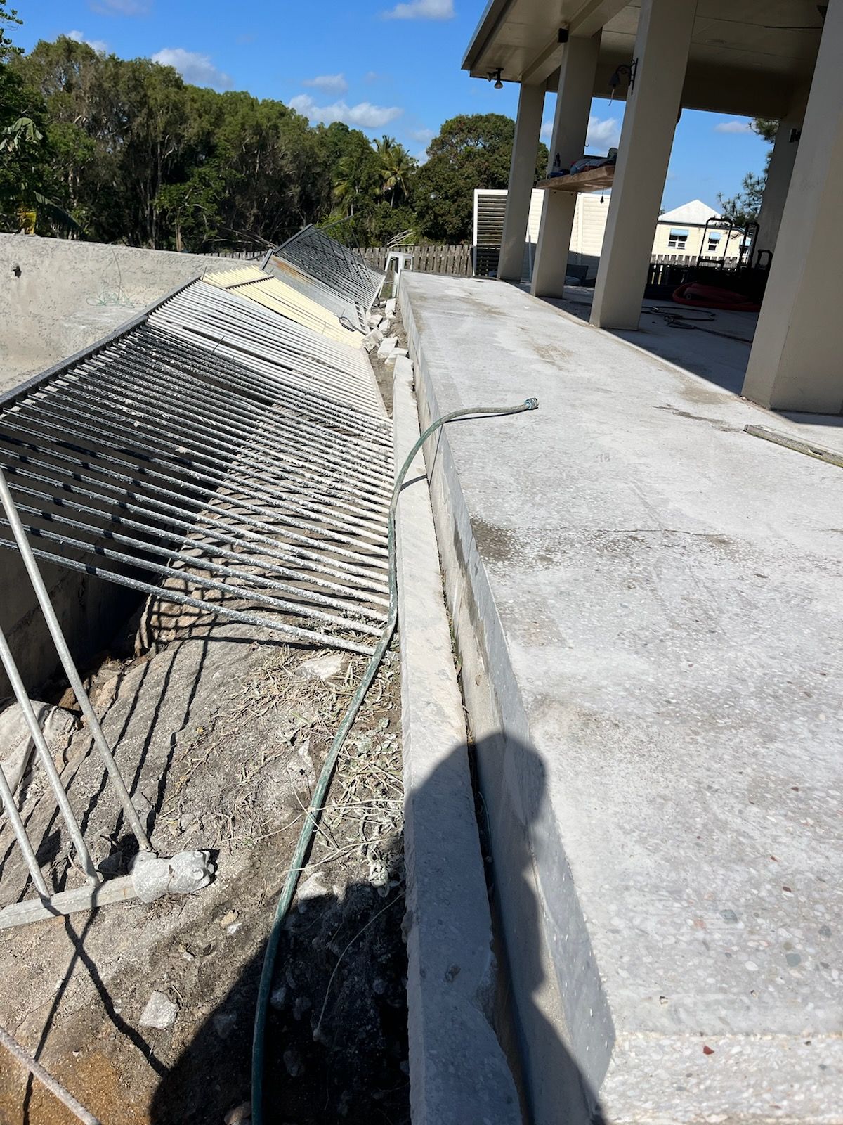 Construction Site With Concrete Structures and Metal Grating — Ablecut Concrete Cutting & Coring In East Mackay, QLD