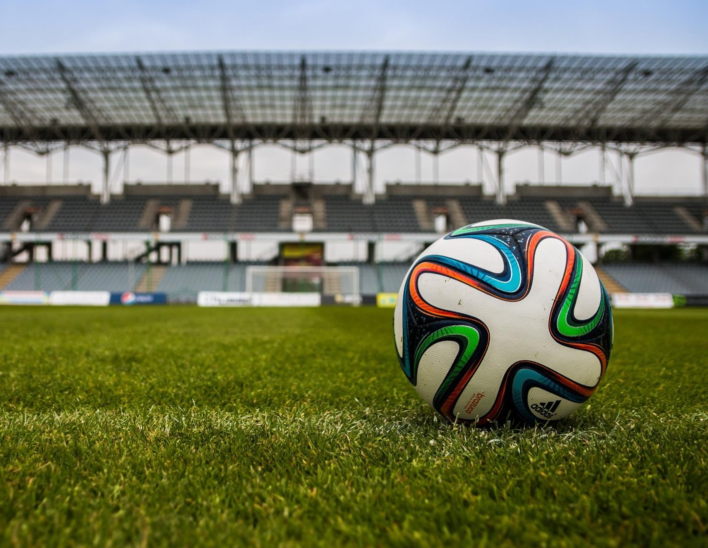 Ball on Football Pitch