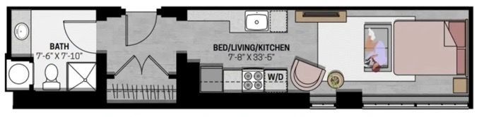 A black and white floor plan of a house