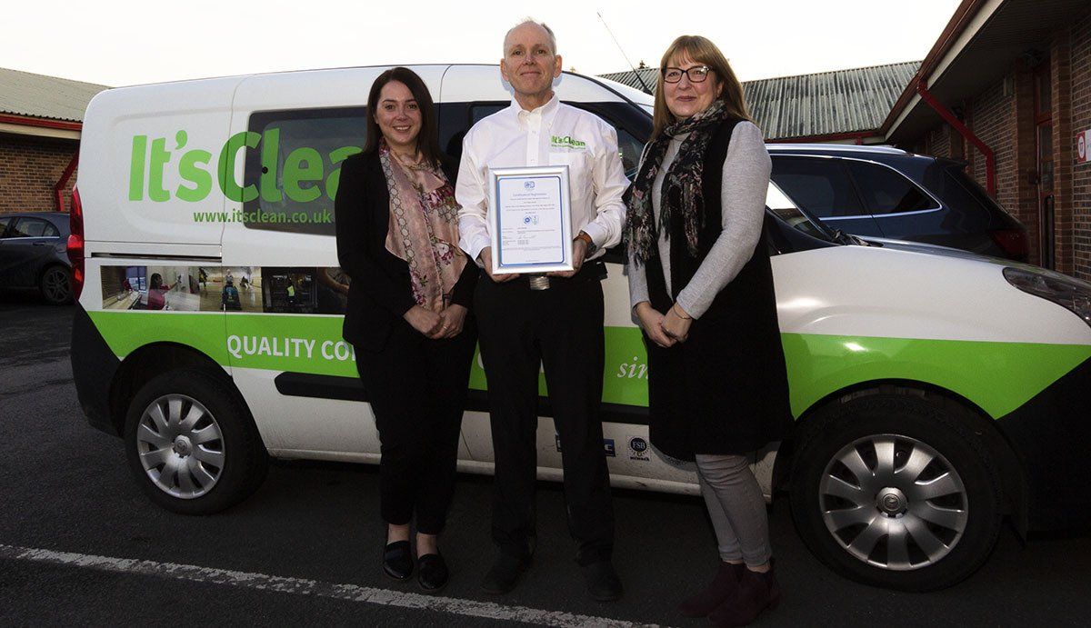 It's Clean team with ISO 9001 certificate