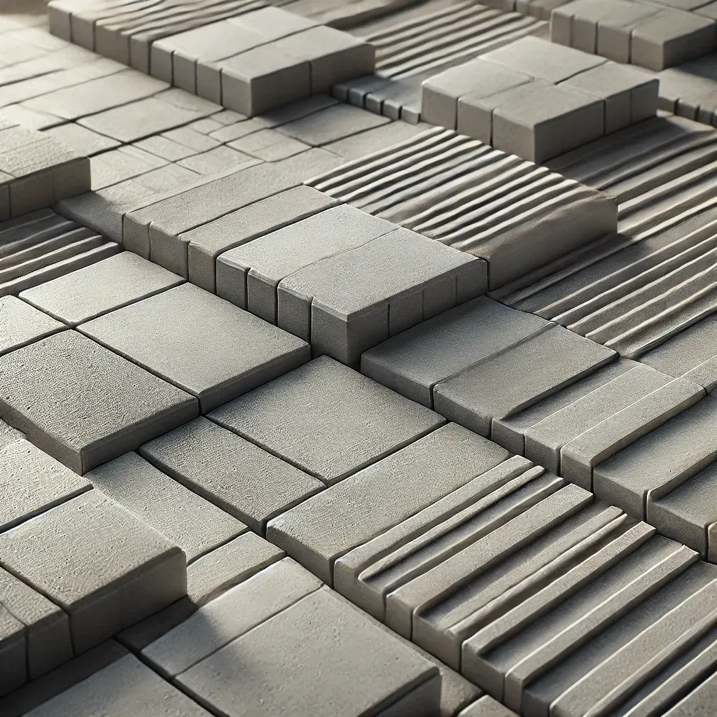 A close up of a pile of bricks stacked on top of each other.