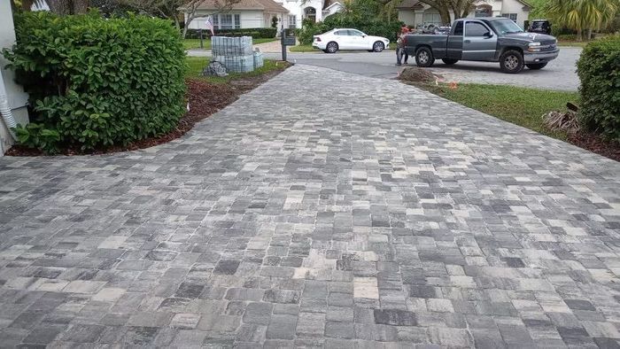 New Paver Driveway