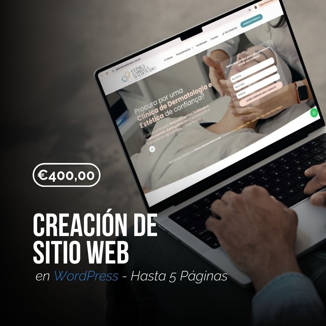 Creación de Sitio Web Institucional en WordPress - Hasta 5 Páginas