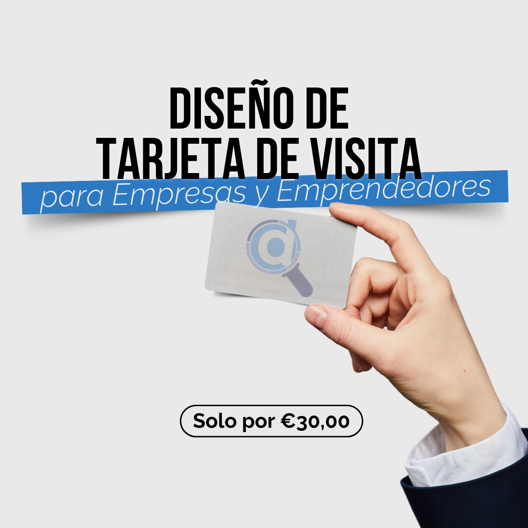Diseño de Tarjeta de Visita Digital Profesional para Empresas y Emprendedores