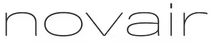 Logo Novair en lettres minuscules noires fines sur fond blanc