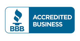 Blue horizontal rectangle with the BBB flame logo on the left and the words 