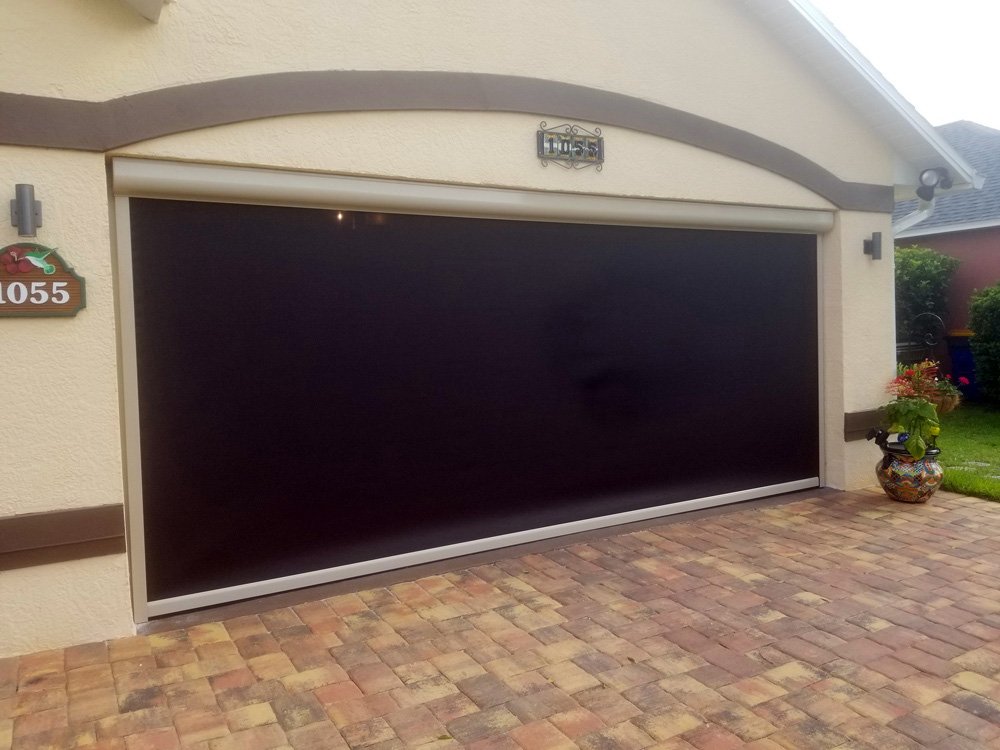 Garage Door Screens Tampa Bay, FL West Shore Shade