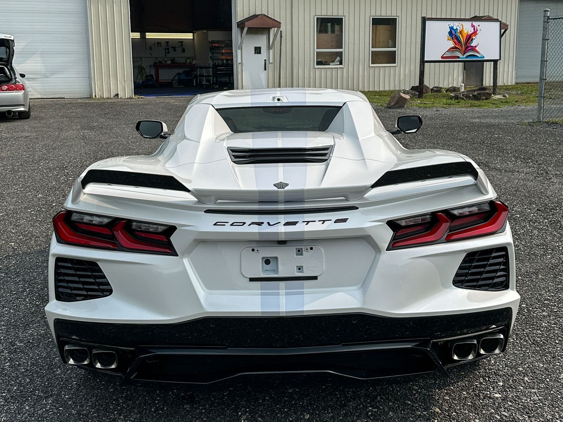 car ceramic coating applied in a car
