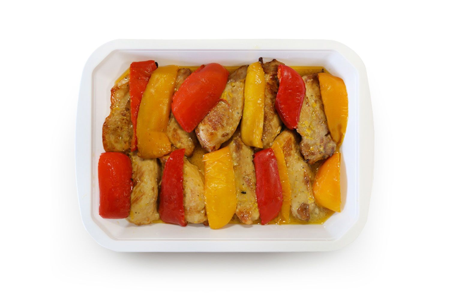 Petto di pollo ai peperoni