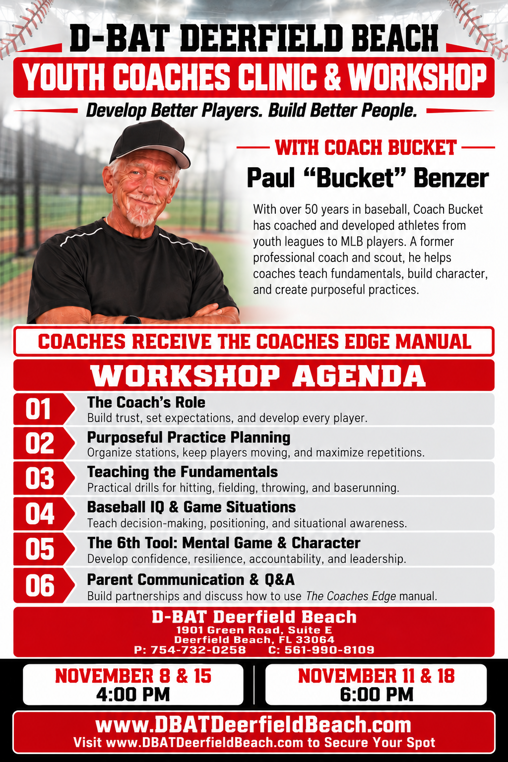 Camp or clinic flyer