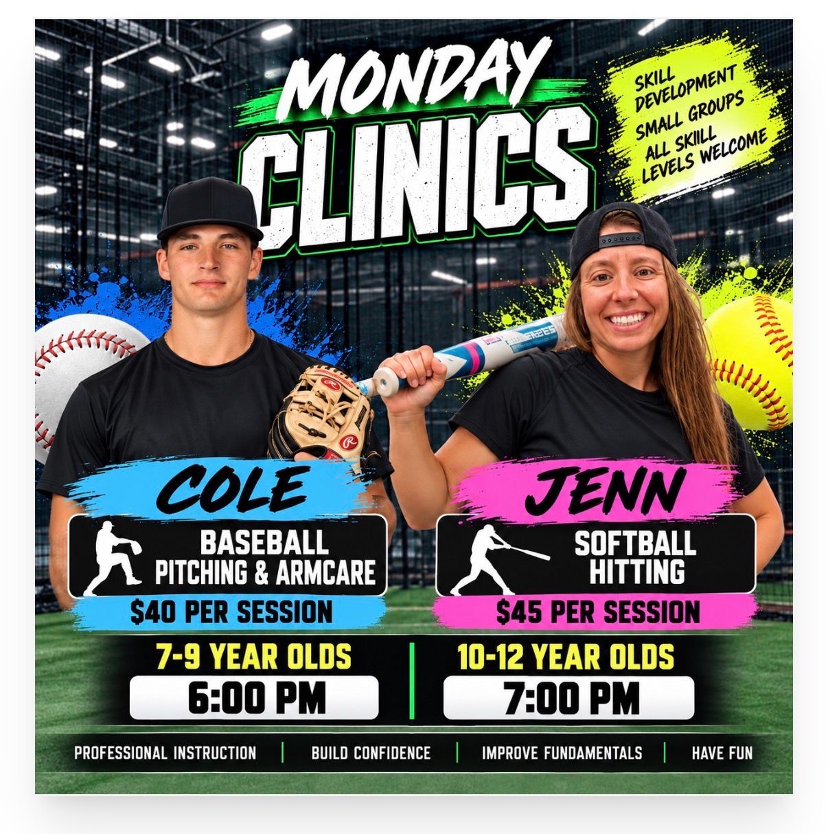 Camp or clinic flyer